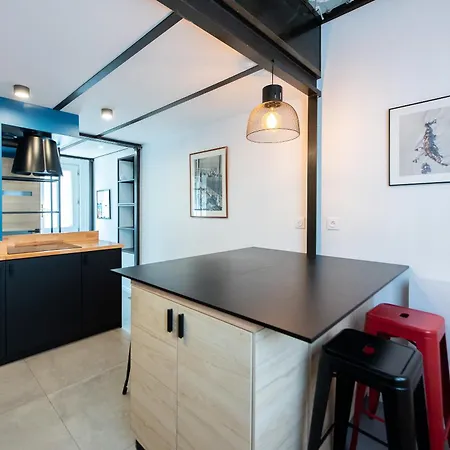 Le Chanceux Fabuleux Duplex En Design, Pour Loisir En Couple Ou Congres Apartment *