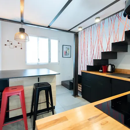 Daire Le Chanceux Fabuleux Duplex En Design, Pour Loisir En Couple Ou Congres