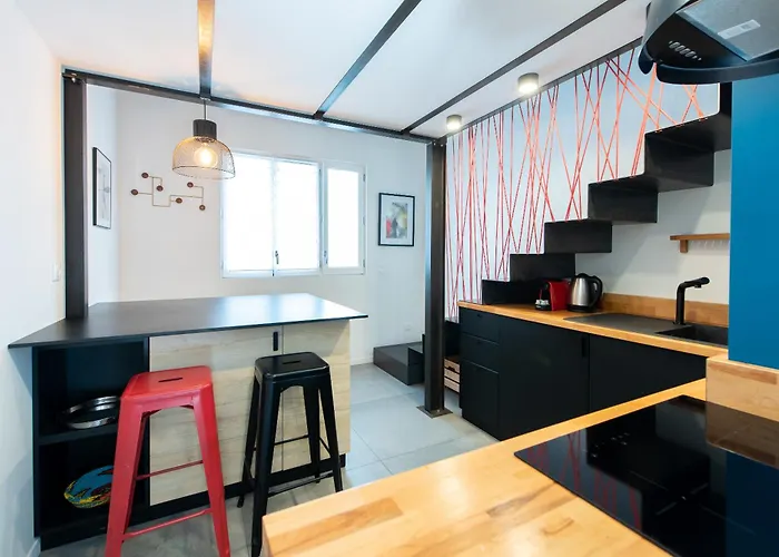 Daire Le Chanceux Fabuleux Duplex En Design, Pour Loisir En Couple Ou Congres