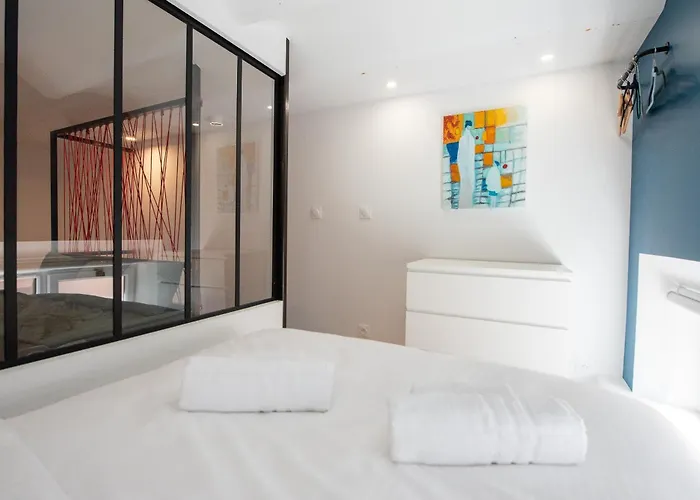 Le Chanceux Fabuleux Duplex En Design, Pour Loisir En Couple Ou Congres Daire Cannes